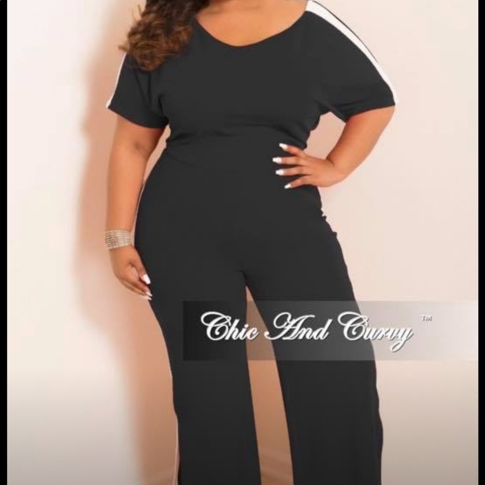 New Plus Size Wide Leg Jumpsuit